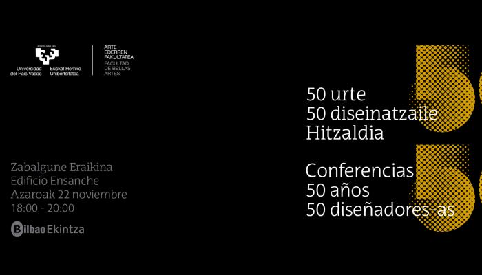 Conferencias «50 años 50 diseñadores-as»