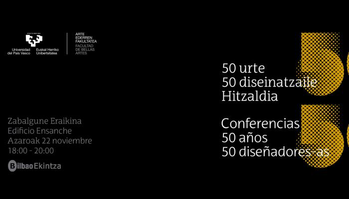 Conferencias «50 años 50 diseñadores-as»