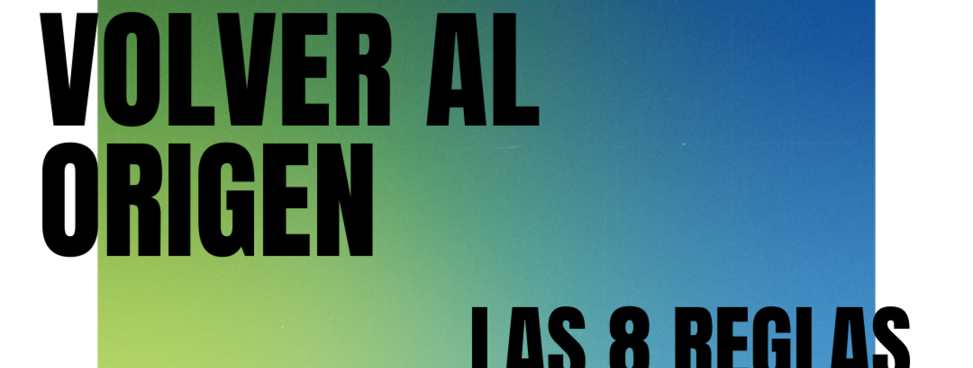 CHARLA - VOLVER AL ORIGEN