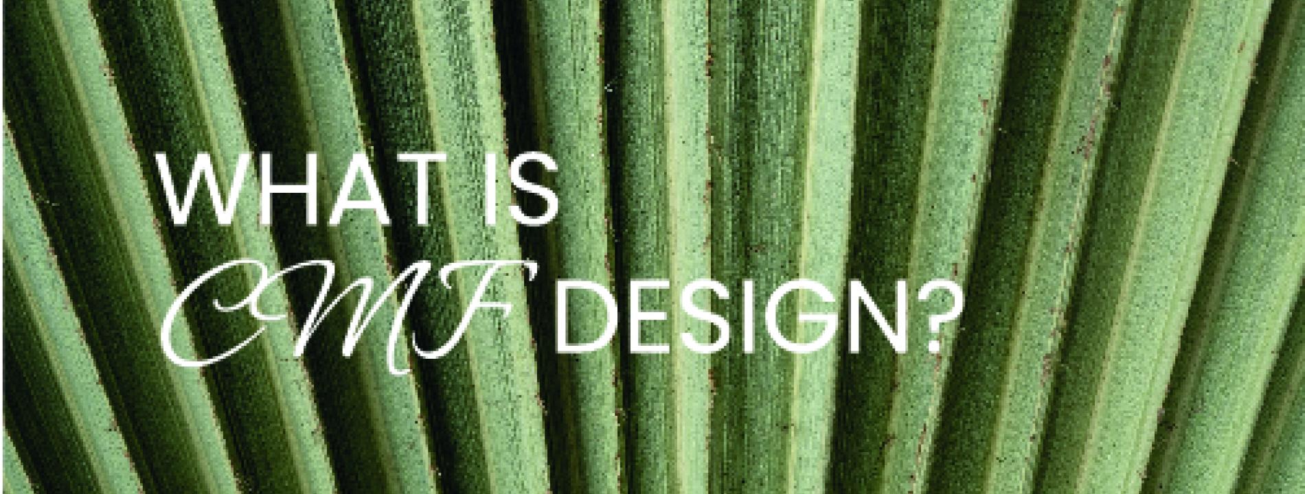 Let's talk about color, material and finish