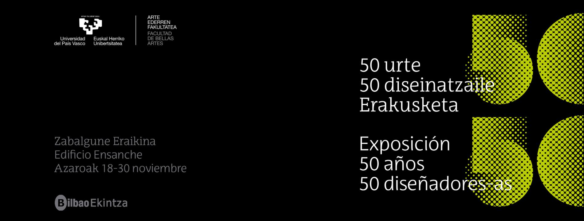 Exposición «50 años 50 diseñadores-as»