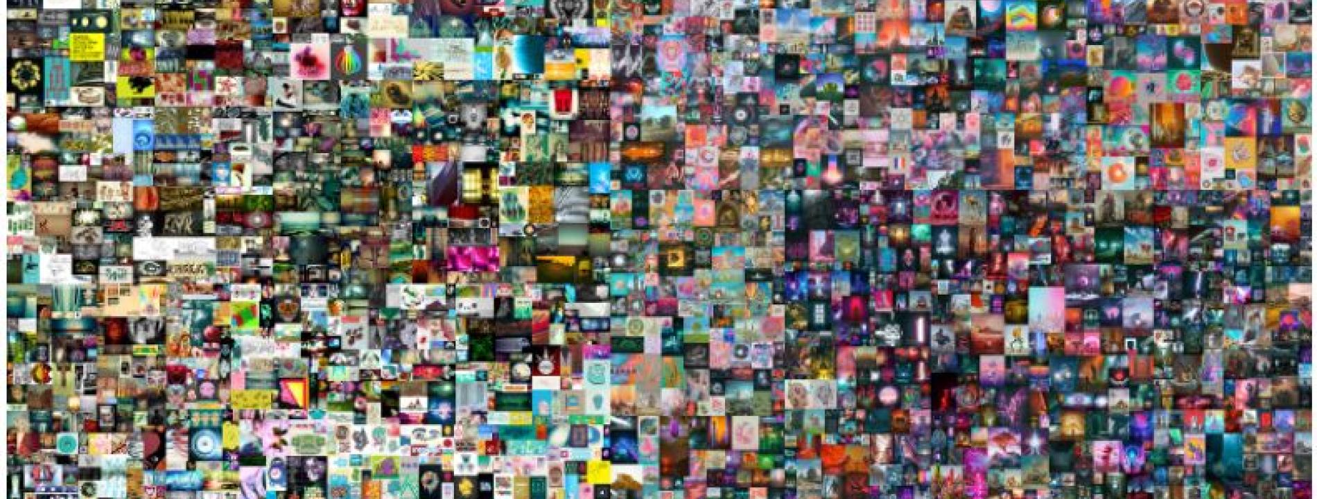 Obra de arte digital "Everyday-The First 5000 days" del artista Beeple