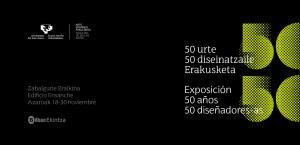Exposición «50 años 50 diseñadores-as»
